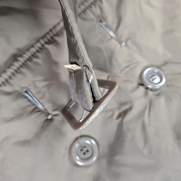 Vintage Bromleigh 14 Brown/bronze Trench Long Coat Jacket Belted Lightweight‎ - Picture 11 of 16